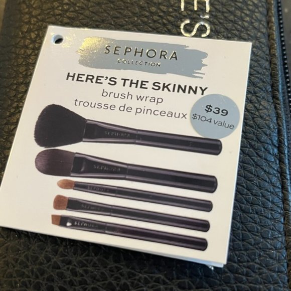Sephora NWT "Here's the Skinny" Brush Set - Picture 2 of 4